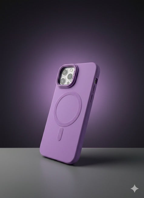 Pochette iPhone 12 Pro/12 Violet Miroir 💜✨