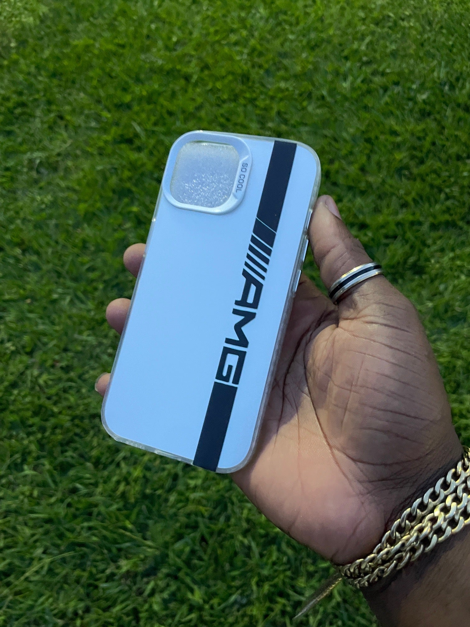 Pochette AMG Style Racing - iPhone 15 & iPhone 11