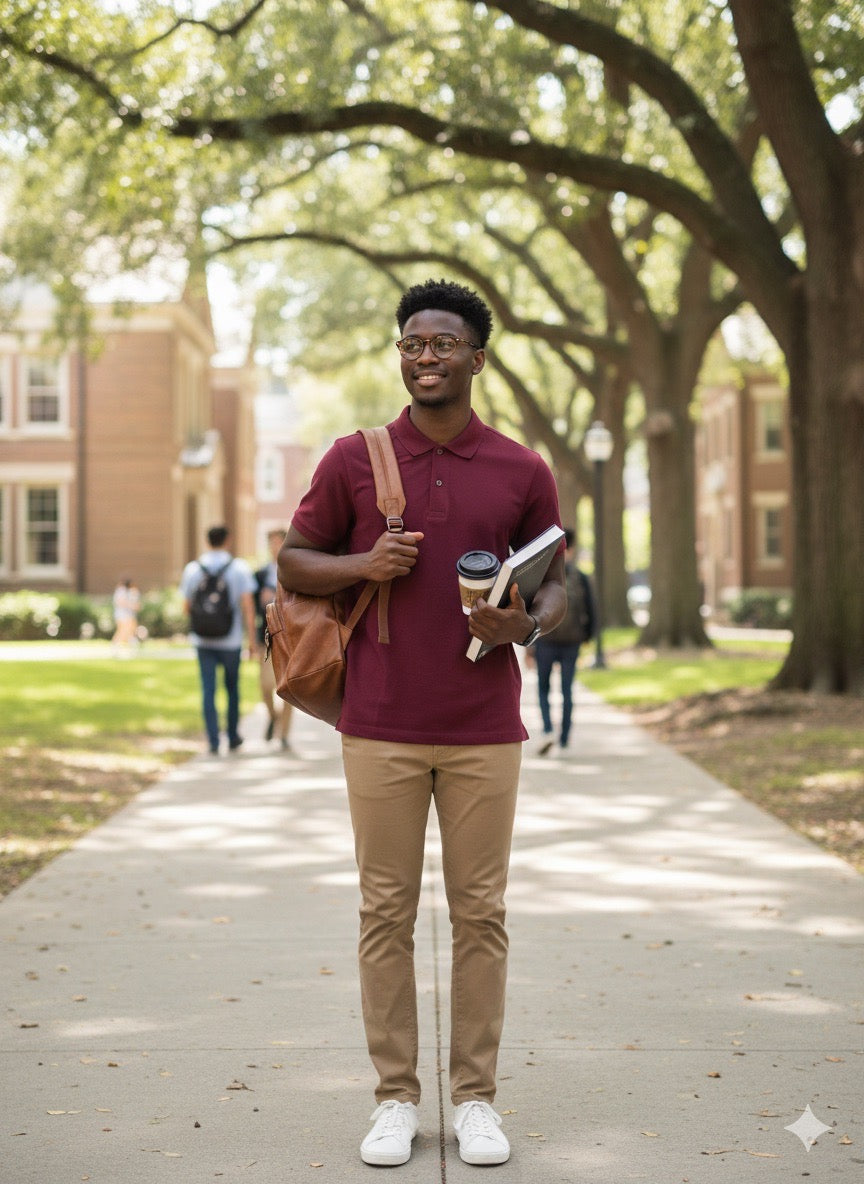 Polo Bordeaux Premium - Friperie