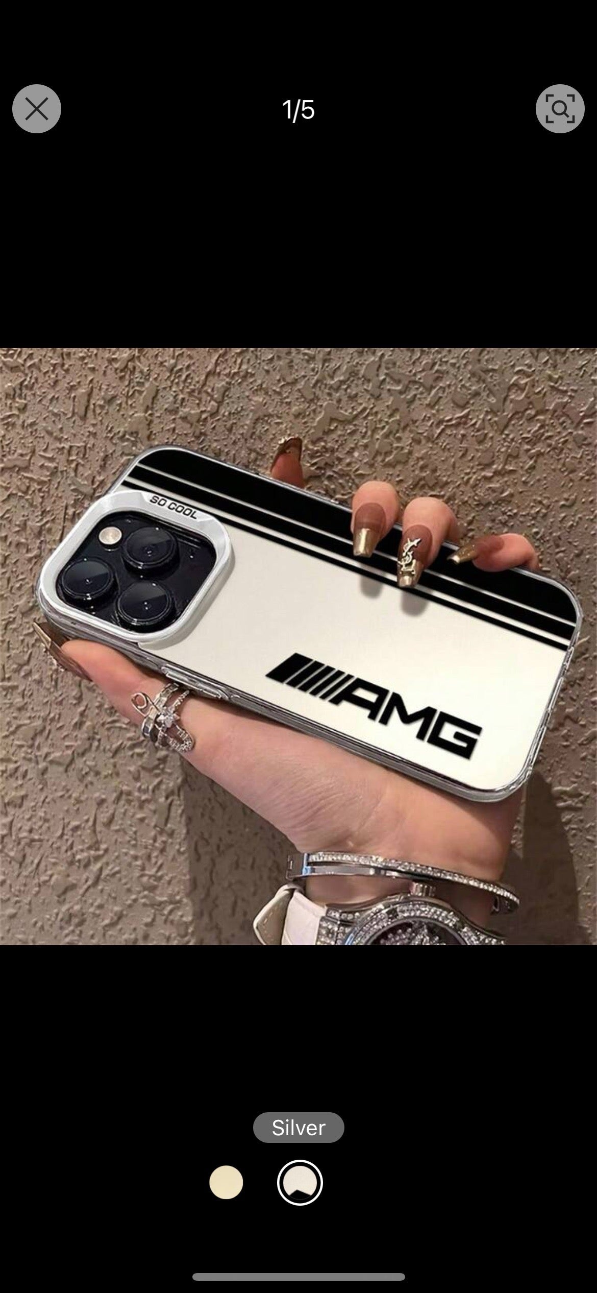 Pochette AMG Style Racing - iPhone 15 & iPhone 11