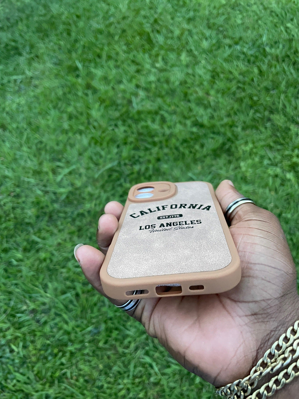 Pochette iPhone 17 California Los Angeles Chocolat 🍫☀️