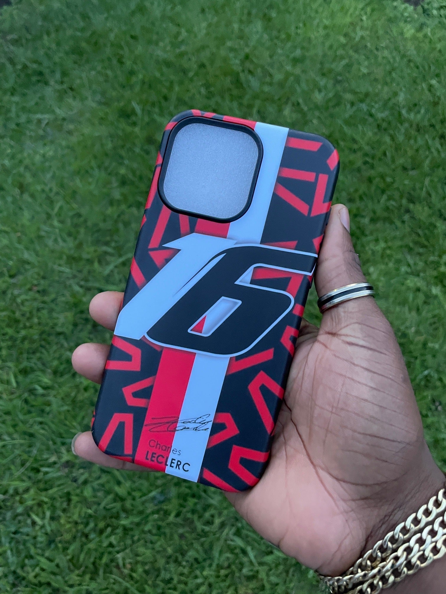 Pochette iPhone Leclerc Racing 🏎️🔴