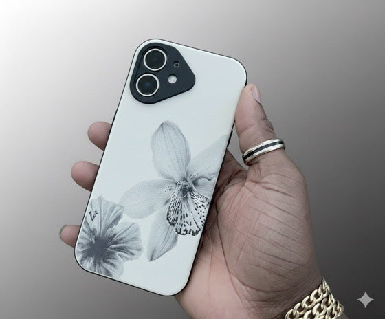 Pochette iPhone 17 Orchidée Papillon Blanc 🦋🌸