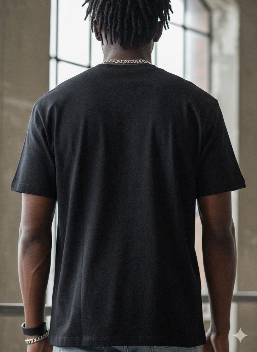 T-Shirt Donald Duck World - Noir Disney Vintage