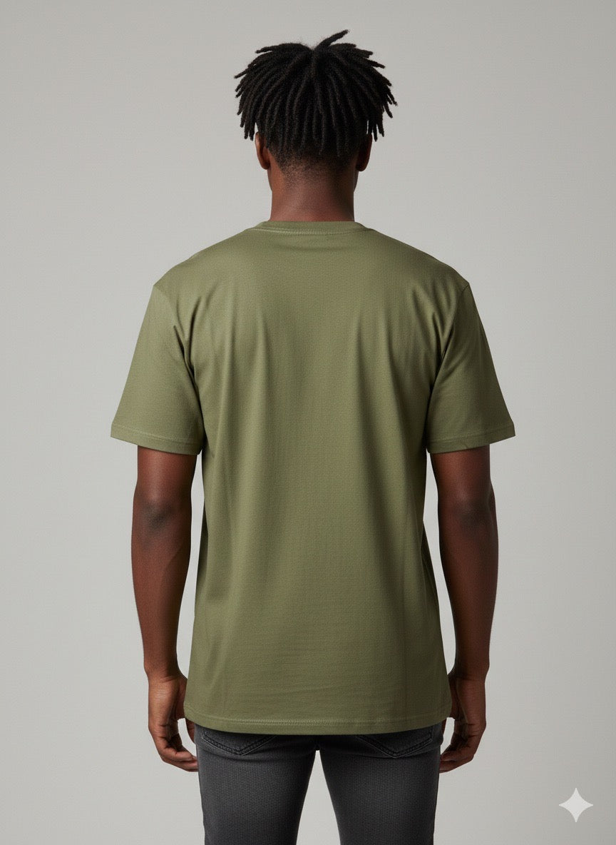 T-Shirt KRUERYGRUK - Vert Militaire Oversize
