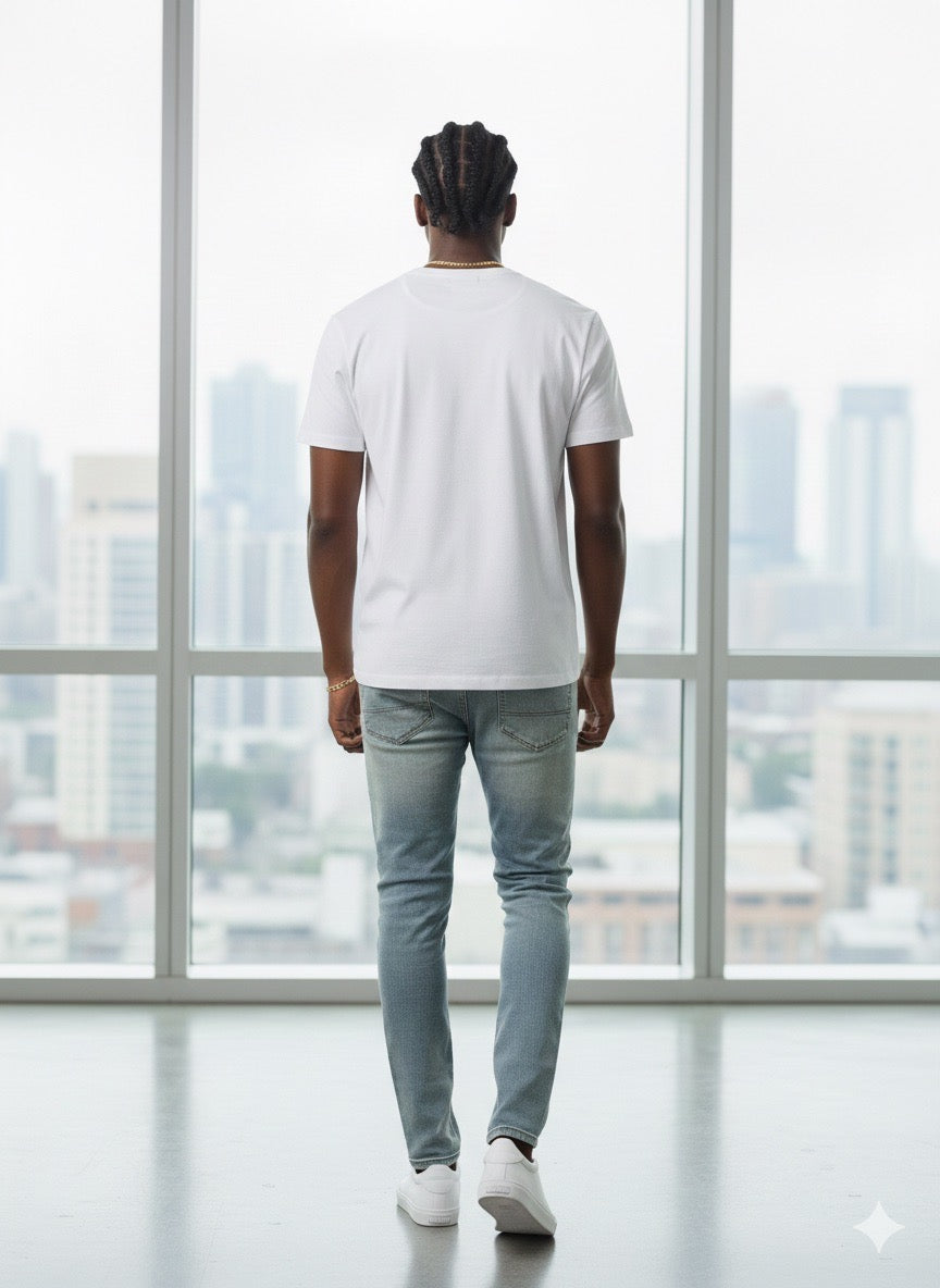 T-Shirt Blanc Premium - Friperie Premier Choix