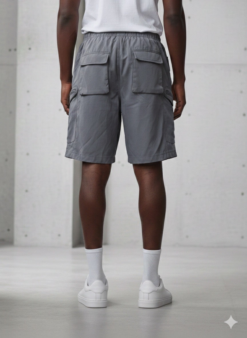 Short Cargo - Gris Anthracite Techwear