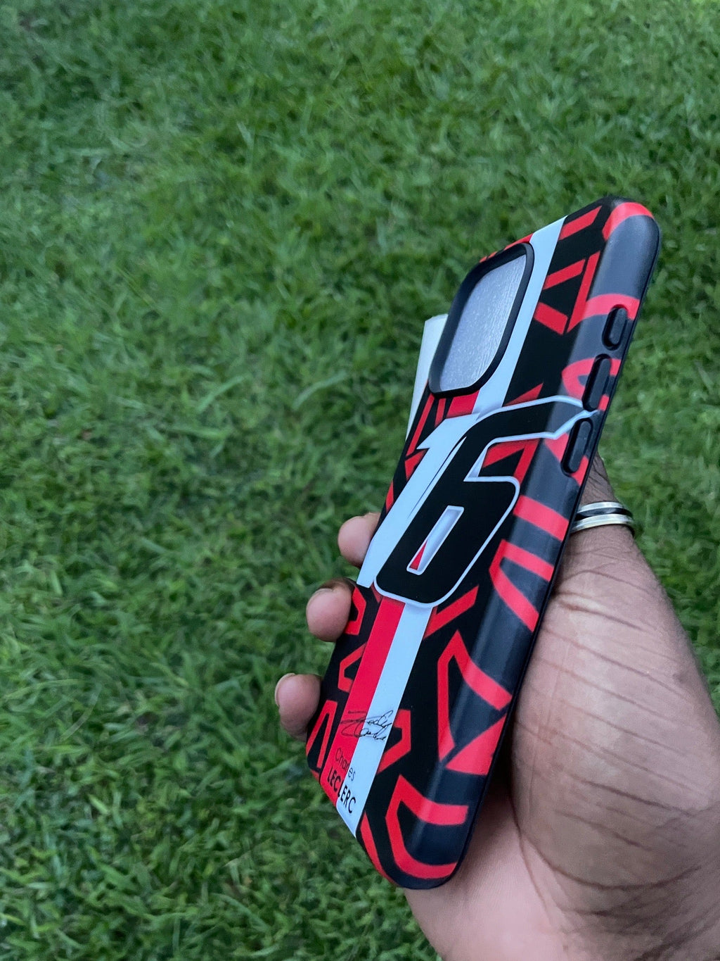 Pochette iPhone Leclerc Racing 🏎️🔴