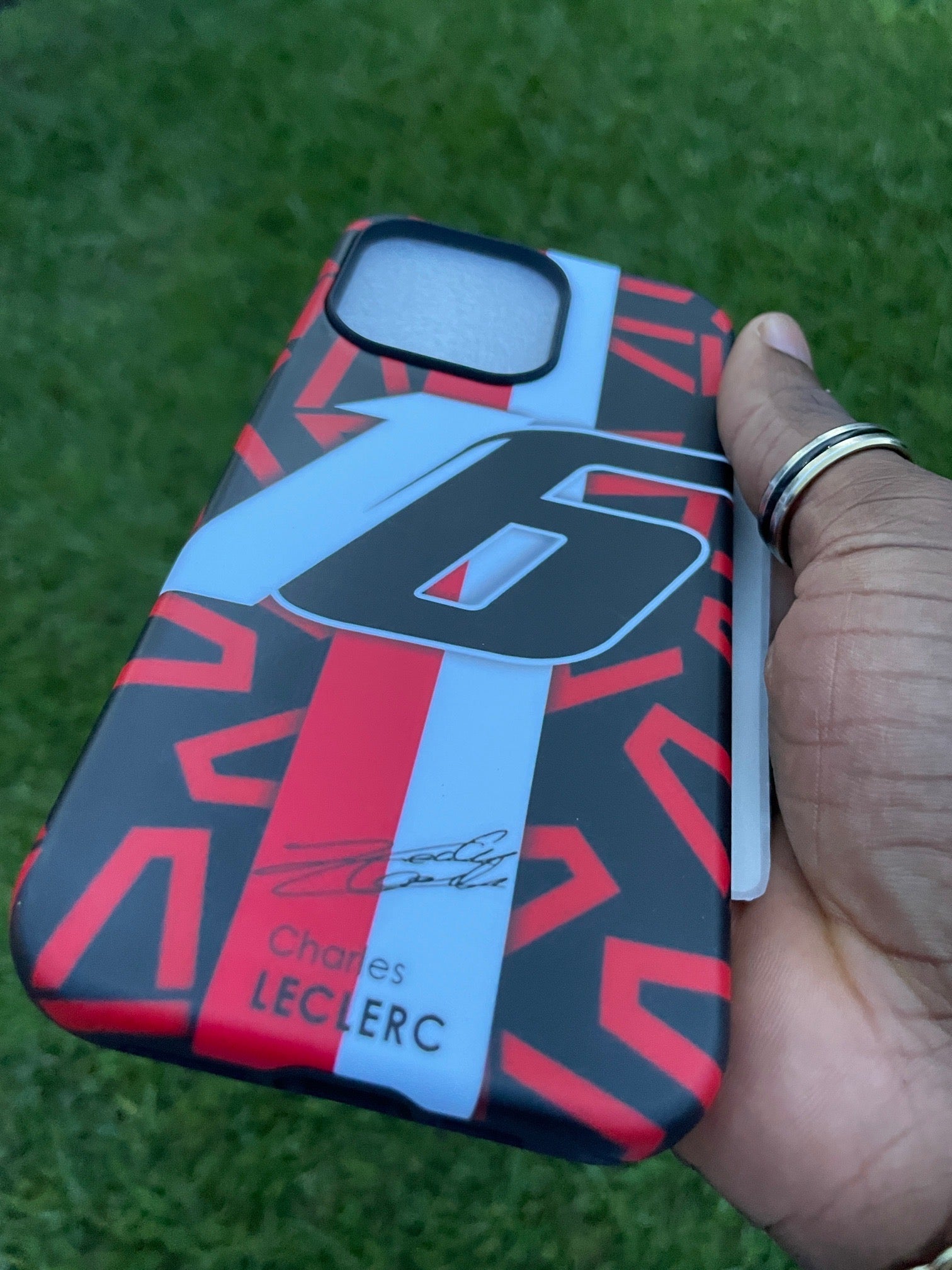 Pochette iPhone Leclerc Racing 🏎️🔴