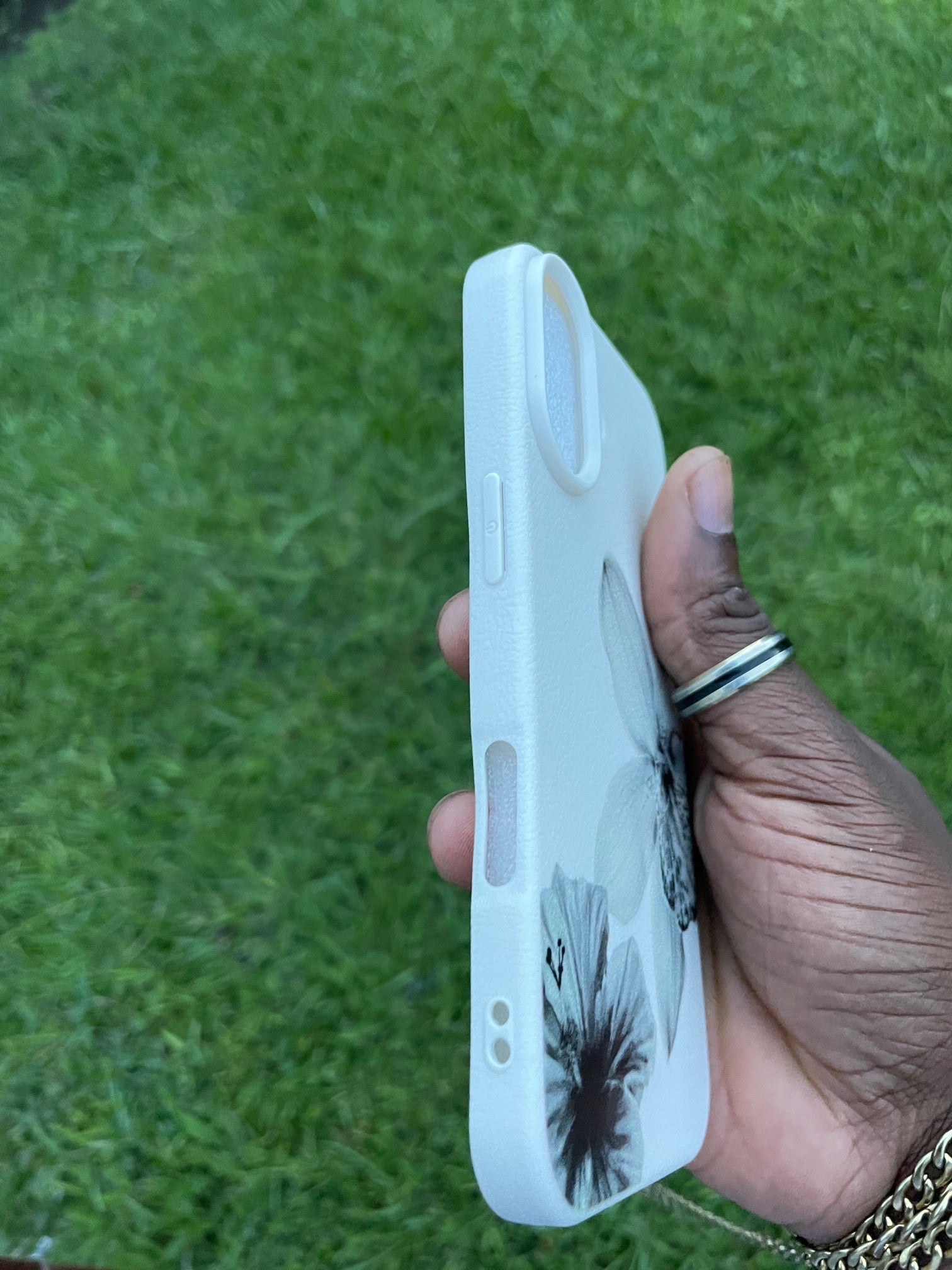 Pochette iPhone 17 Orchidée Papillon Blanc 🦋🌸