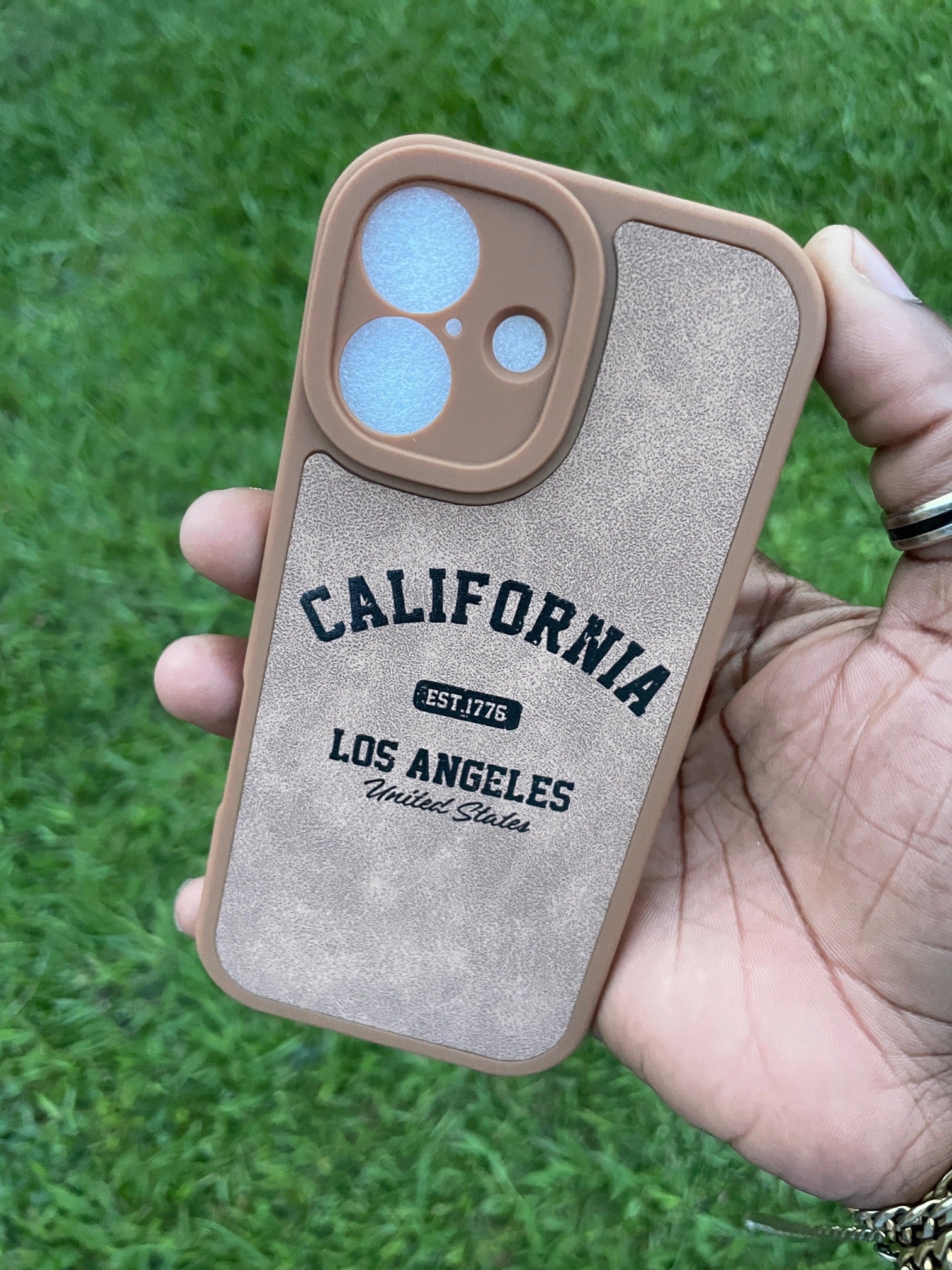 Pochette iPhone 17 California Los Angeles Chocolat 🍫☀️