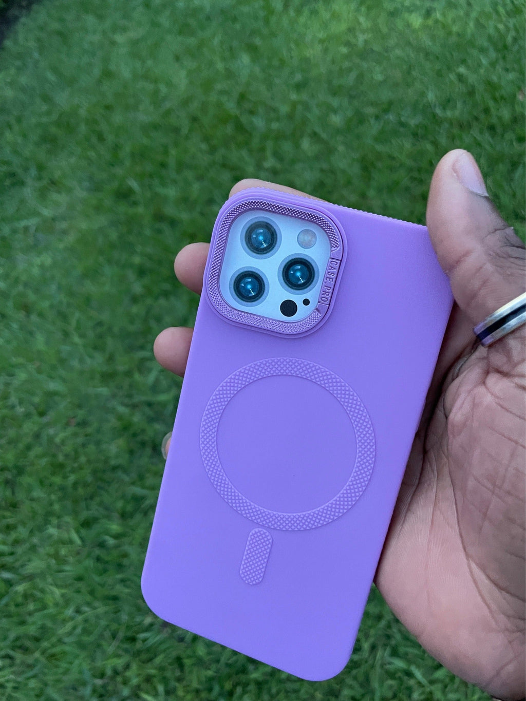 Pochette iPhone 12 Pro/12 Violet Miroir 💜✨