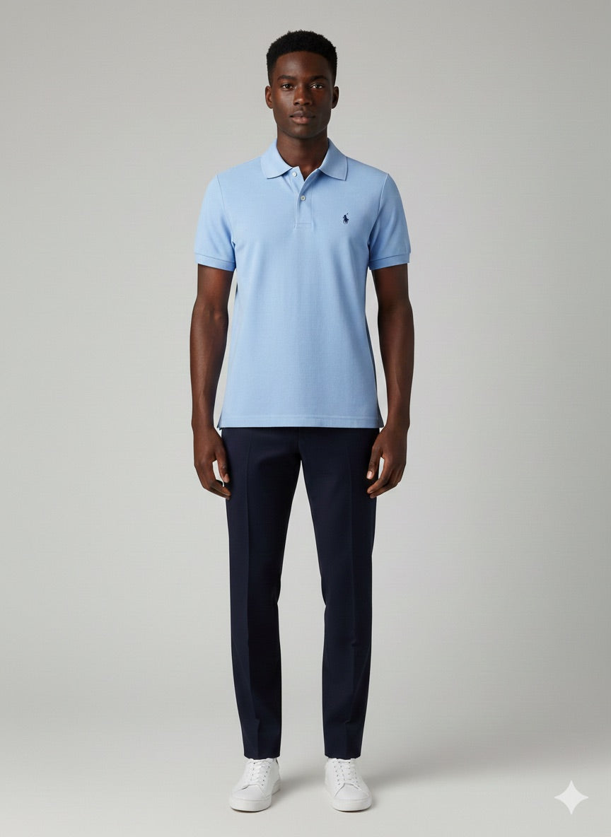 Polo Ralph Lauren - Bleu Ciel Premium Taille S