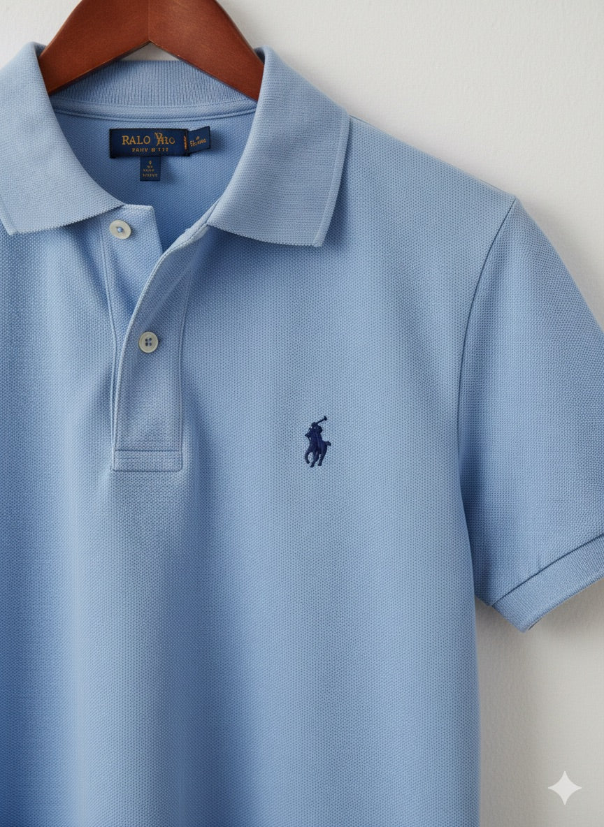 Polo Ralph Lauren - Bleu Ciel Premium Taille S