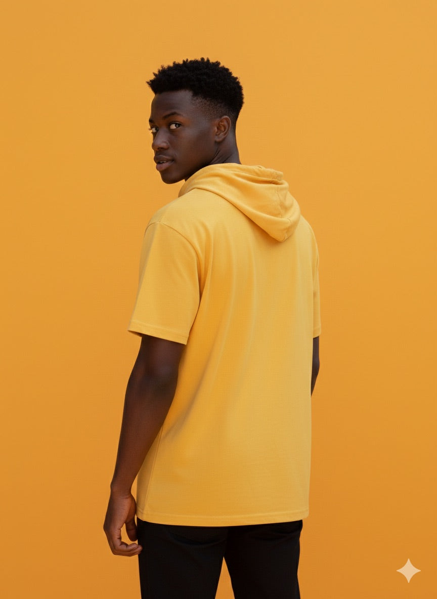 Hoodie Just Relax - Jaune Vibrant
