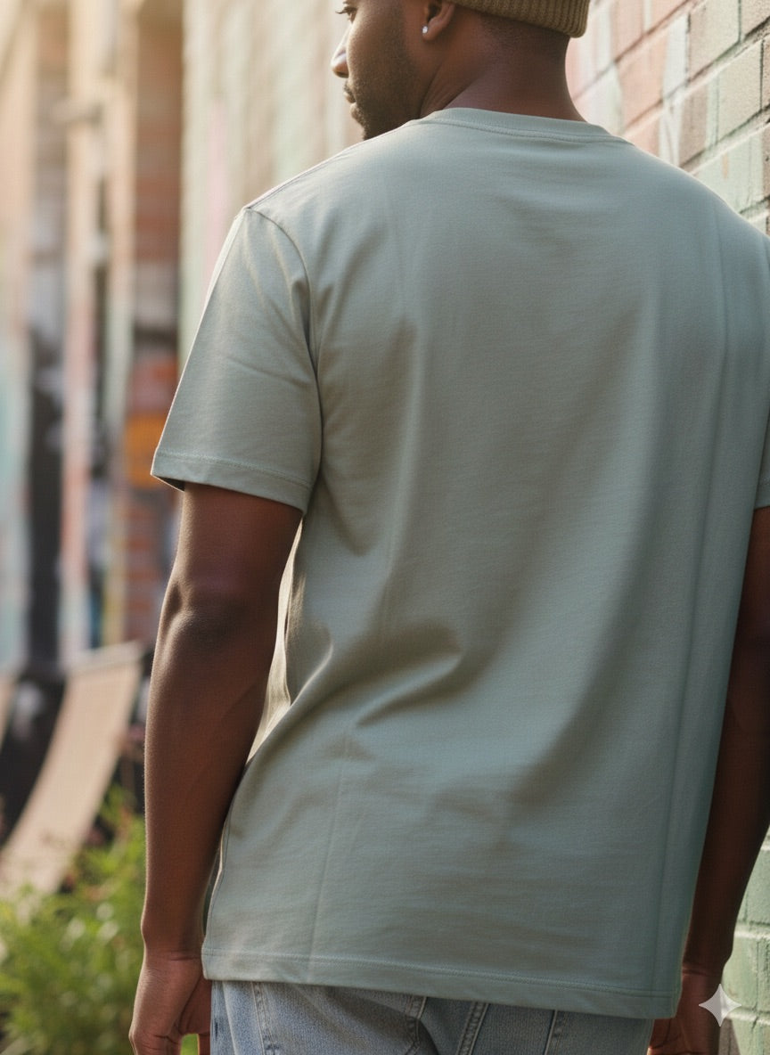 T-Shirt Panda RDEVIL - Vert Sauge Oversize XXXL