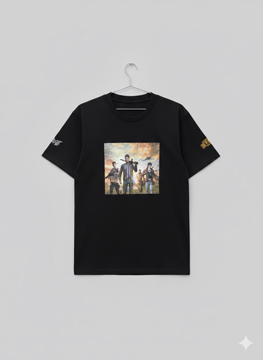 T-Shirt PUBG Gaming - Noir Collector Taille XL