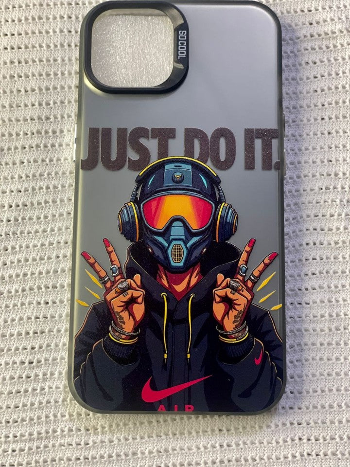 Pochette iPhone 13 Pro Just Do It - Design Street Art