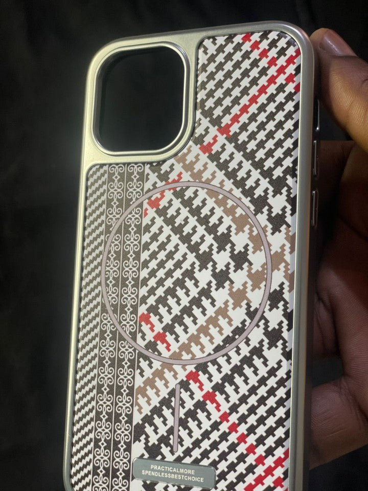 Étui Téléphone Motif Coloré avec Anneau