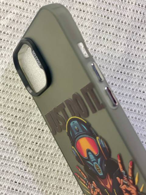 Pochette iPhone 13 Pro Just Do It - Design Street Art