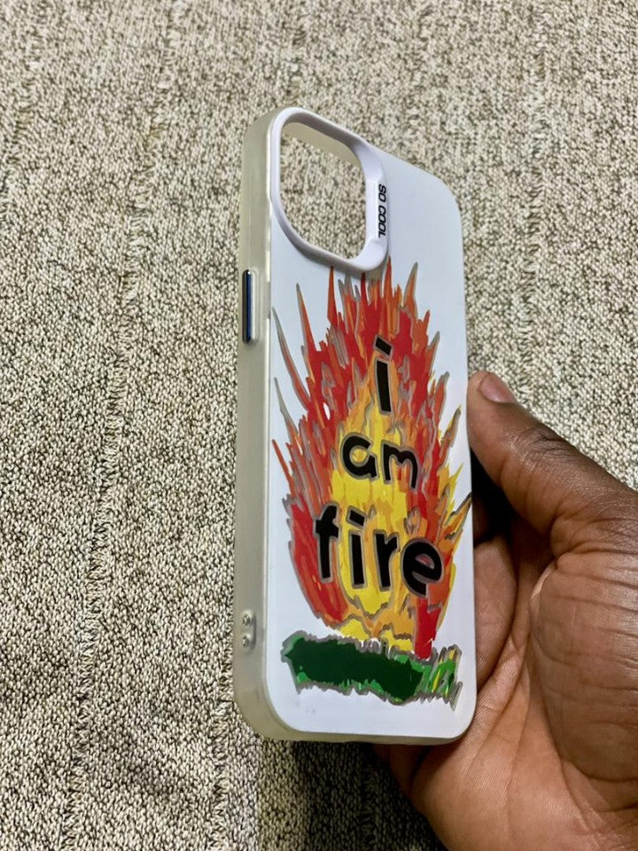 Pochette iPhone 13/14/15 - Design "I Am Fire"