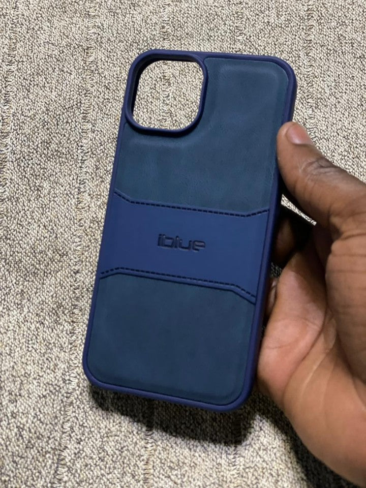 Pochette iPhone Premium - Bleu Marine