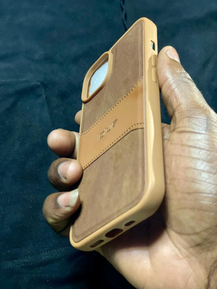 Pochette iPhone Premium - Beige Élégant