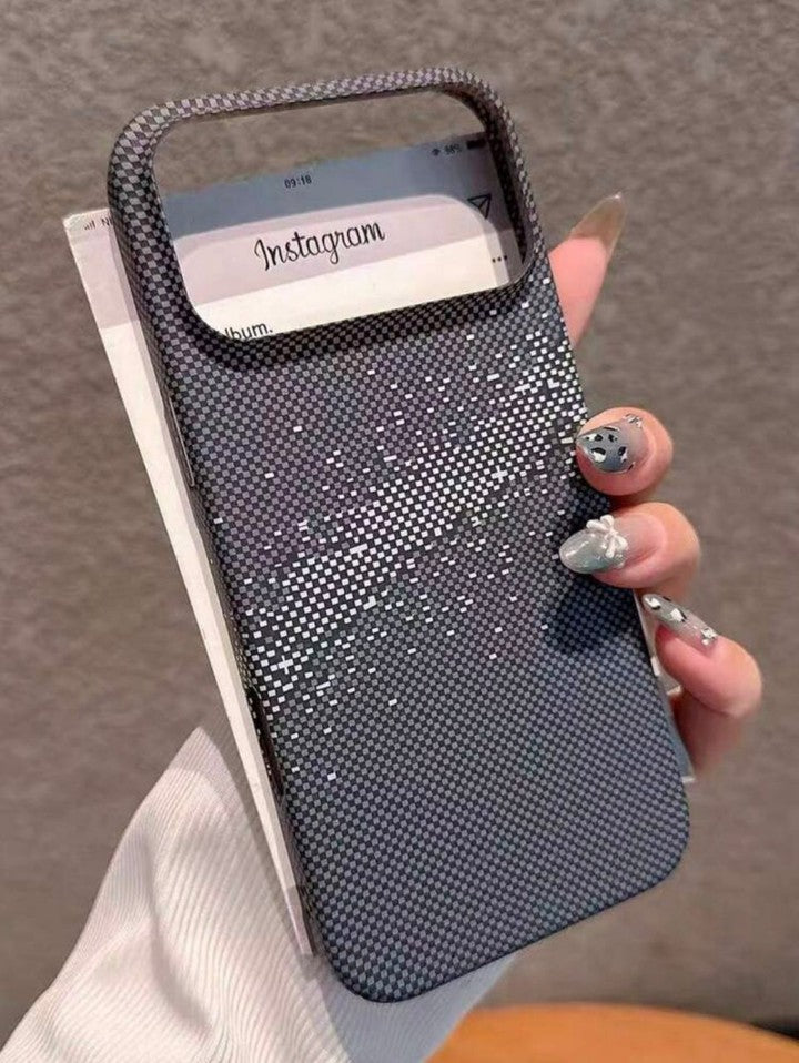 Pochette iPhone 17 Pro Max - Effet Fibre de Carbone Premium