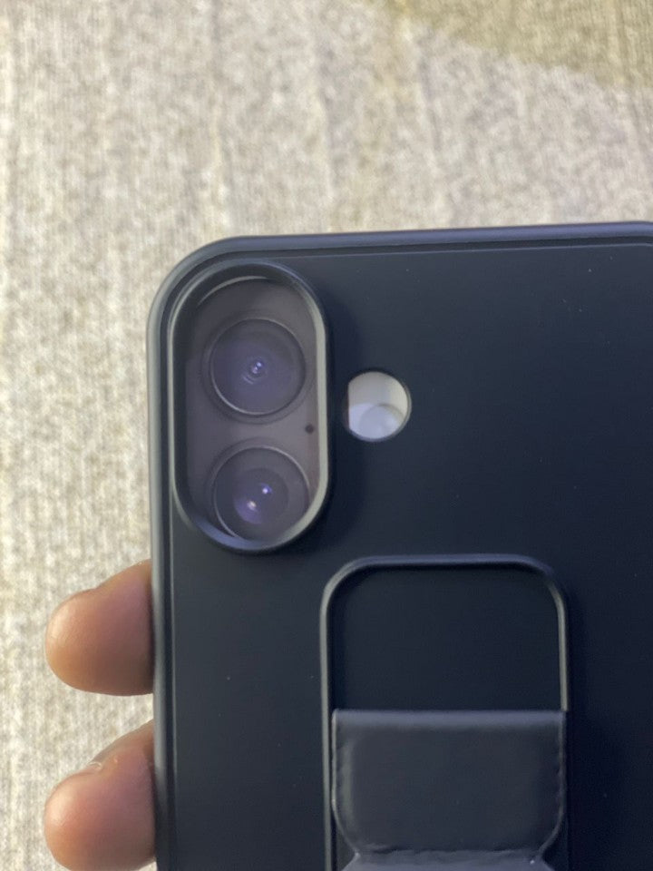 Pochette iPhone 16 Plus avec Support Intégré - Marron