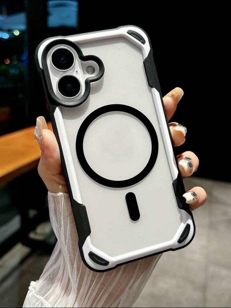 Coque iPhone MagSafe Transparente Antichoc