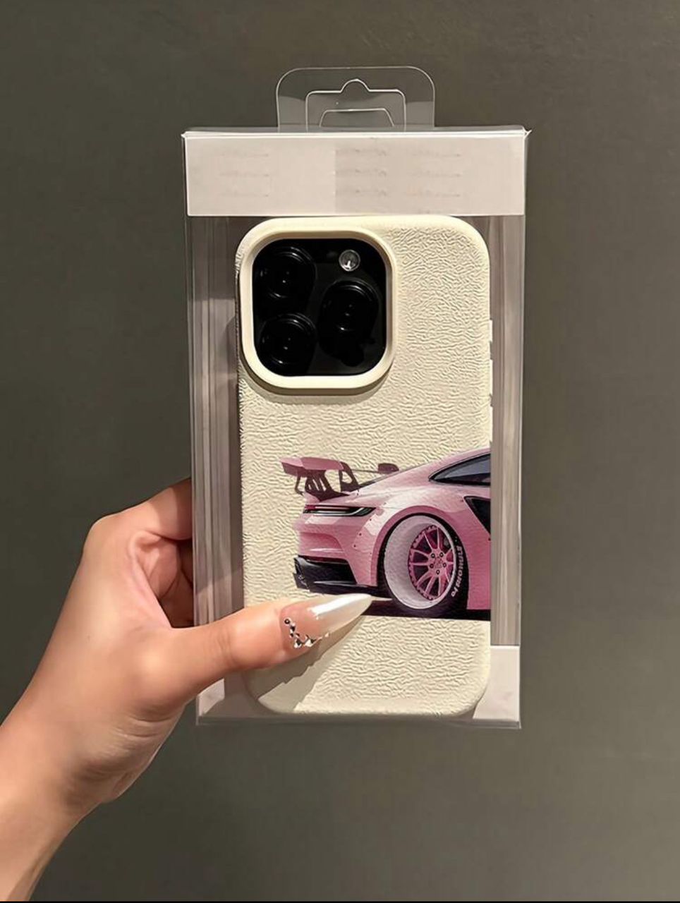 Coque iPhone Design Voiture Sport - Compatible 11/XR/14 Pro